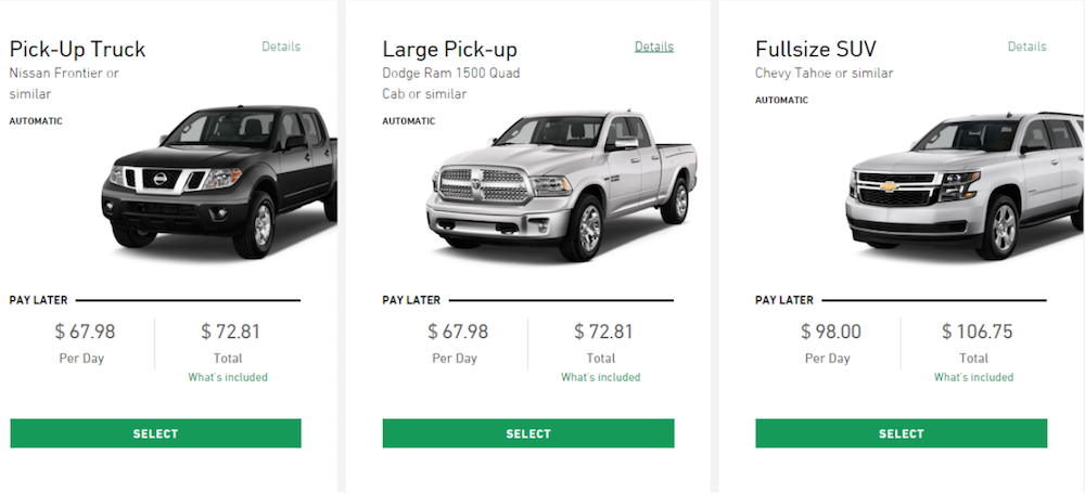 Budget rent a truck prices About Budget Rent a Car. Budget offers rental cars and moving trucks for personal and professional use. When your personal car goes into the shop, you can pick up a rental and carry on with daily life.
